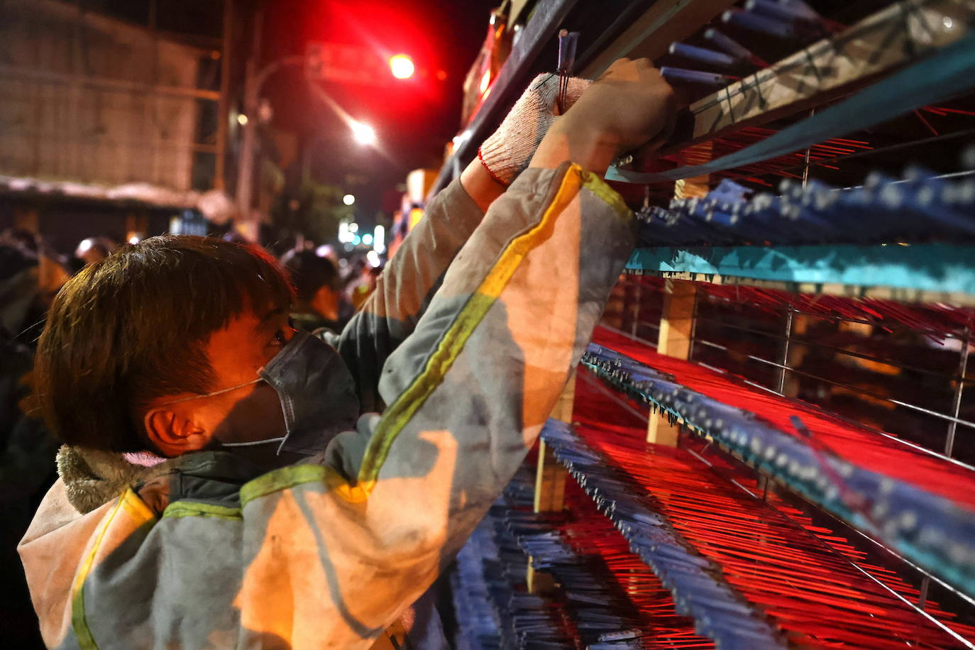 La noche más 'explosiva' de Taiwán