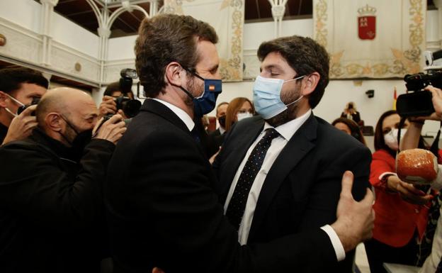 Fracasa la moción de censura en la Región de Murcia y López Miras sigue de presidente
