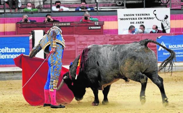 Una oreja y ovación para Rafaelillo en su reencuentro con el ruedo en Jaén
