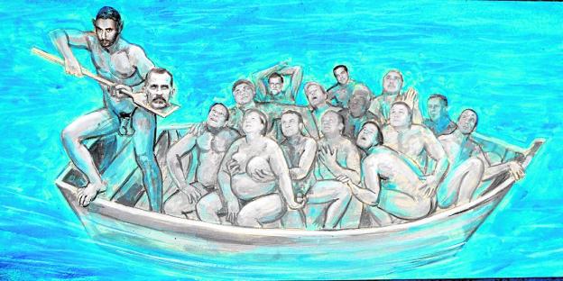 El molinense Pepe Yagües lleva a Ars Libers su 'Medit-erróneo'