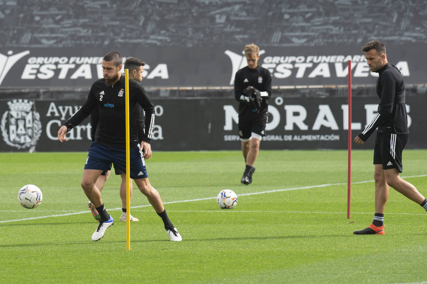 Entrenamiento en el Cartagonova