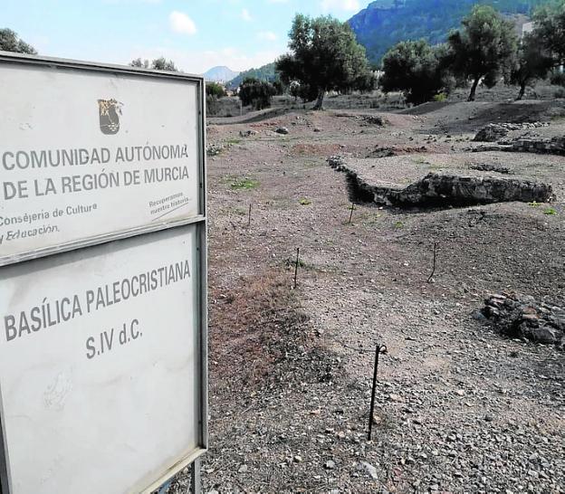 Huermur denuncia el mal estado del Martyrium y de la basílica de Algezares