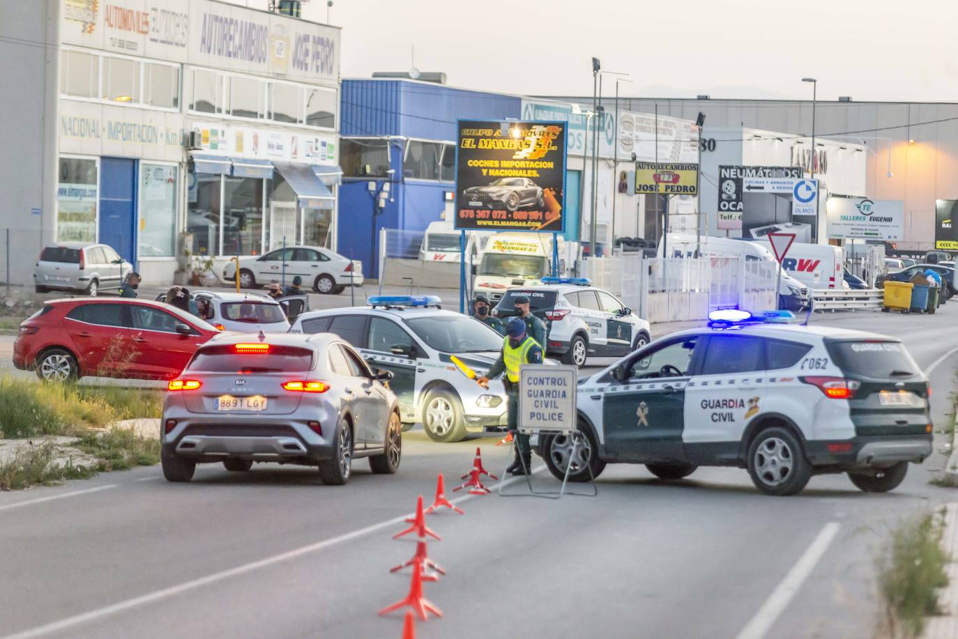La movilidad en la Región sigue bajo estricta vigilancia policial