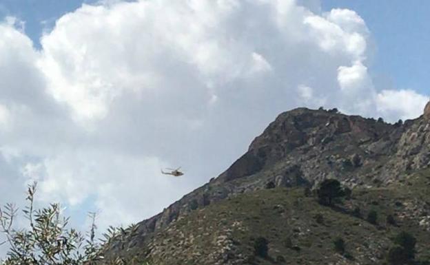 Rescatan a una escaladora herida en la Sierra de la Magdalena, en Yecla