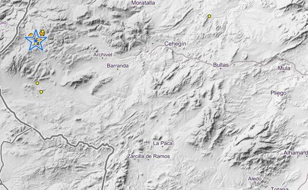 La Región de Murcia registra una ola de terremotos con más de 10 seísmos en apenas 24 horas
