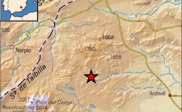 La comarca del Noroeste de la Región registra ocho terremotos esta madrugada