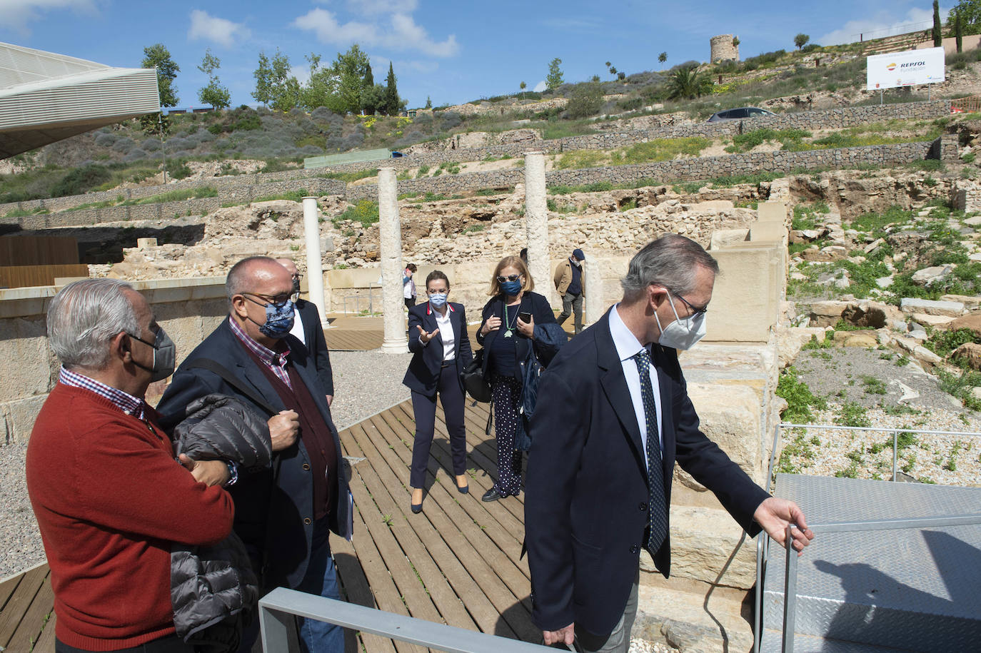 Castejón muestra al Ministerio que la zona que prevé edificar está fuera del área arqueológica
