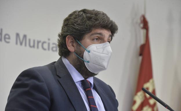 López Miras lanza un mensaje de esperanza: «Hoy vemos que salir de esta pandemia es posible»