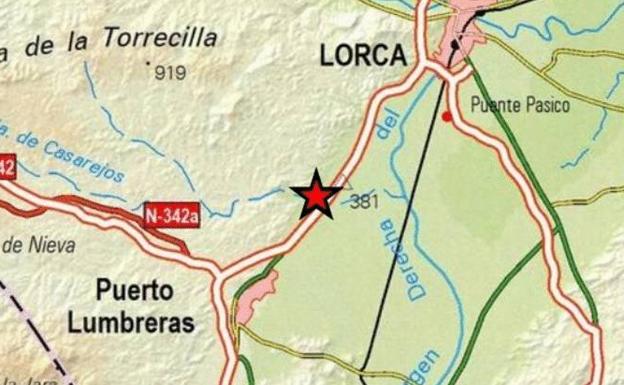 Un terremoto de 2,1 grados se deja sentir en el noreste del municipio de Puerto Lumbreras