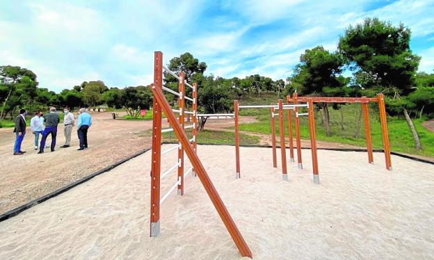 El parque Los Polvorines de Monteagudo estrena zonas infantiles y deportivas