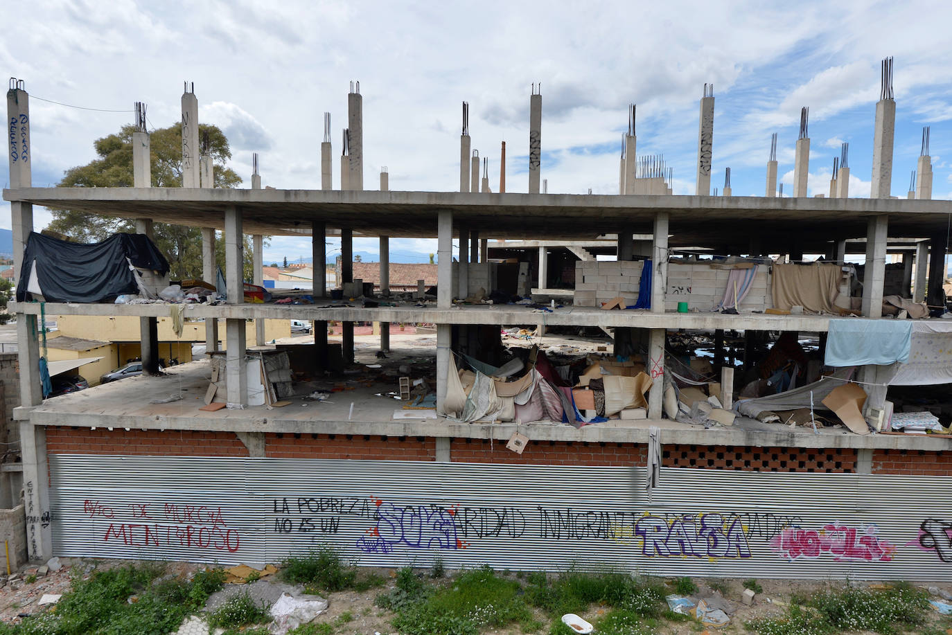 Los okupas vuelven al edificio de San Pío X meses después de su desalojo