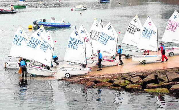 Cita en Hondarribia para luchar por la Copa de España de optimist