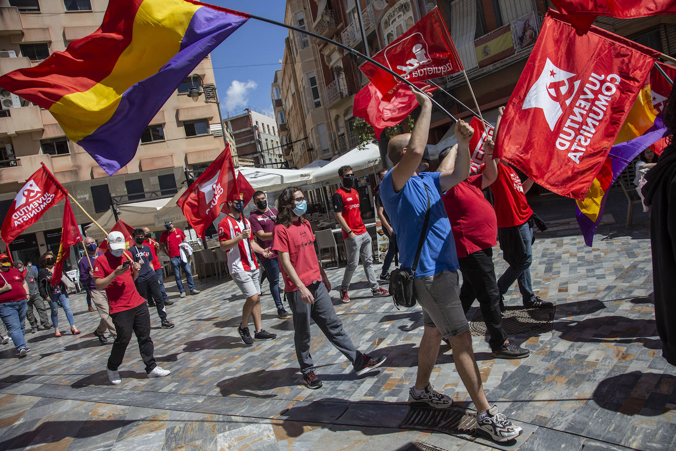 Manifestación del Primero de Mayo en Cartagena