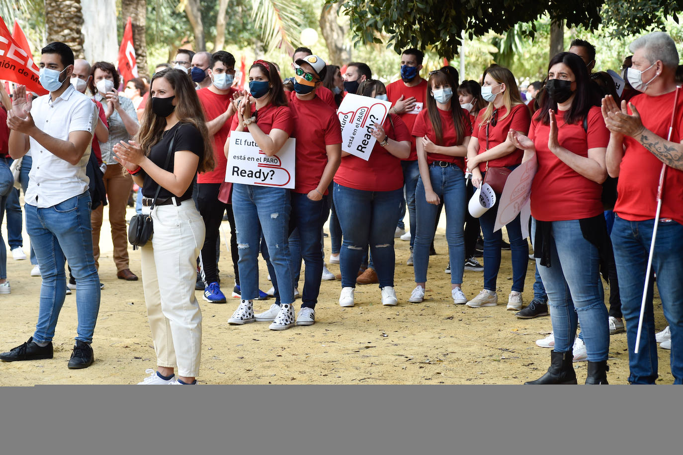 Manifestación del Primero de Mayo en Murcia