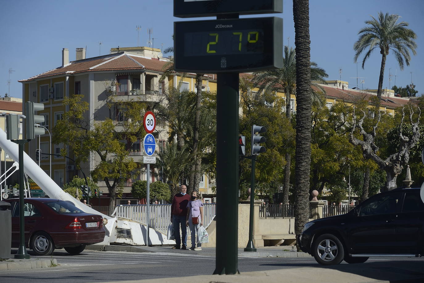Las lluvias dejarán paso a temperaturas superiores a los 30 grados esta semana en la Región de Murcia