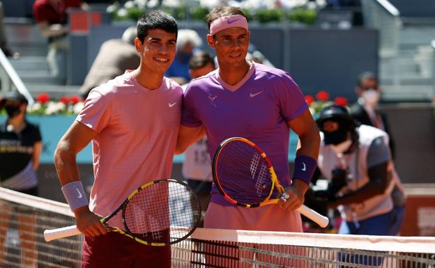 Nadal no da opción a Alcaraz en un duelo generacional