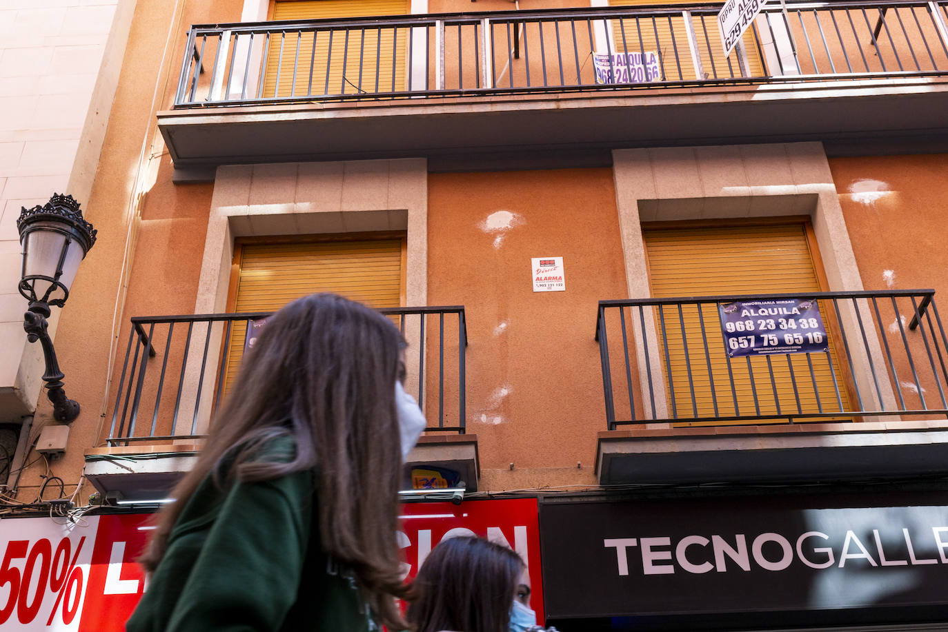 Aumenta la demanda de alquileres fuera del centro urbano de Murcia como efecto del teletrabajo