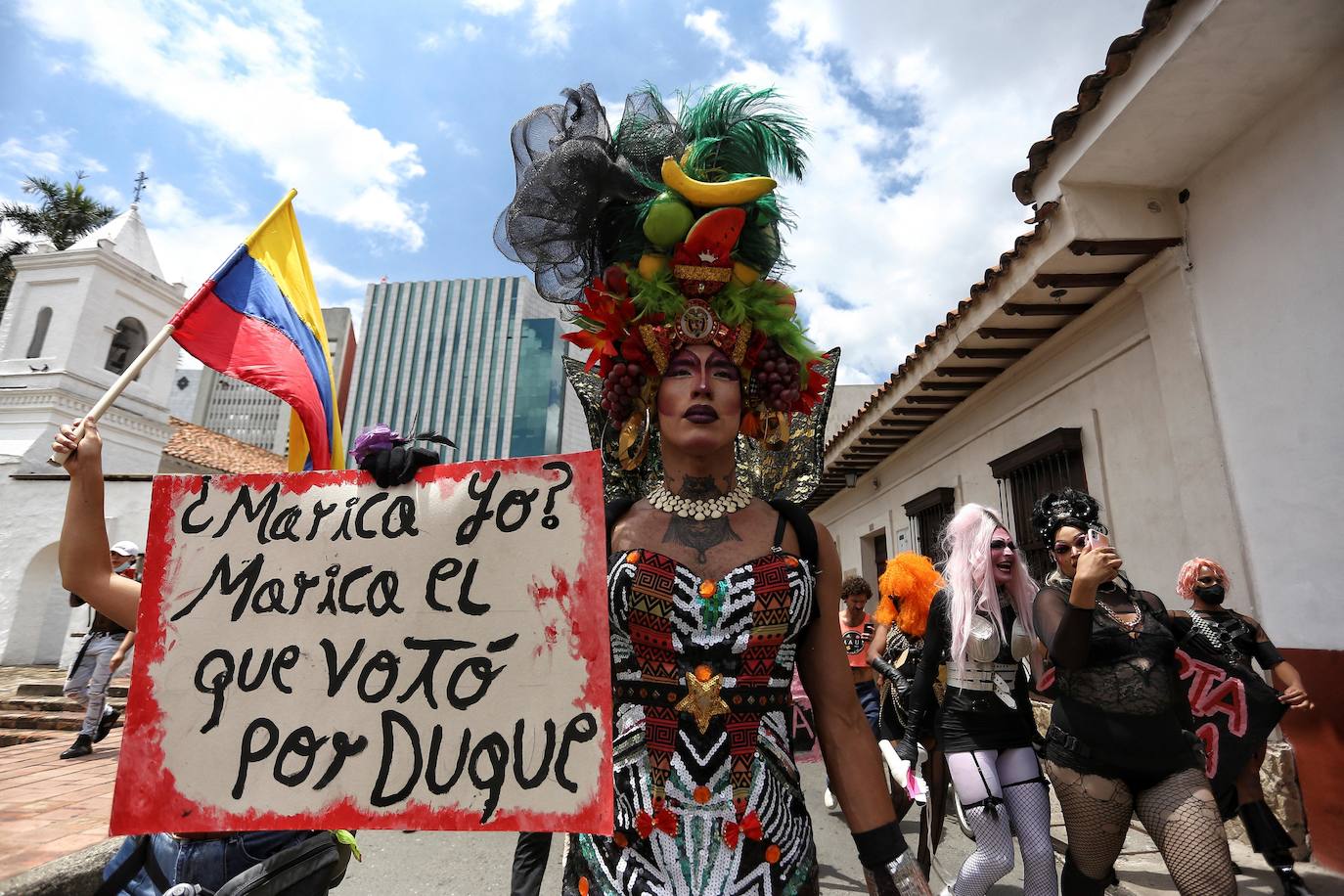 Las minorías y la cultura protestan en Colombia