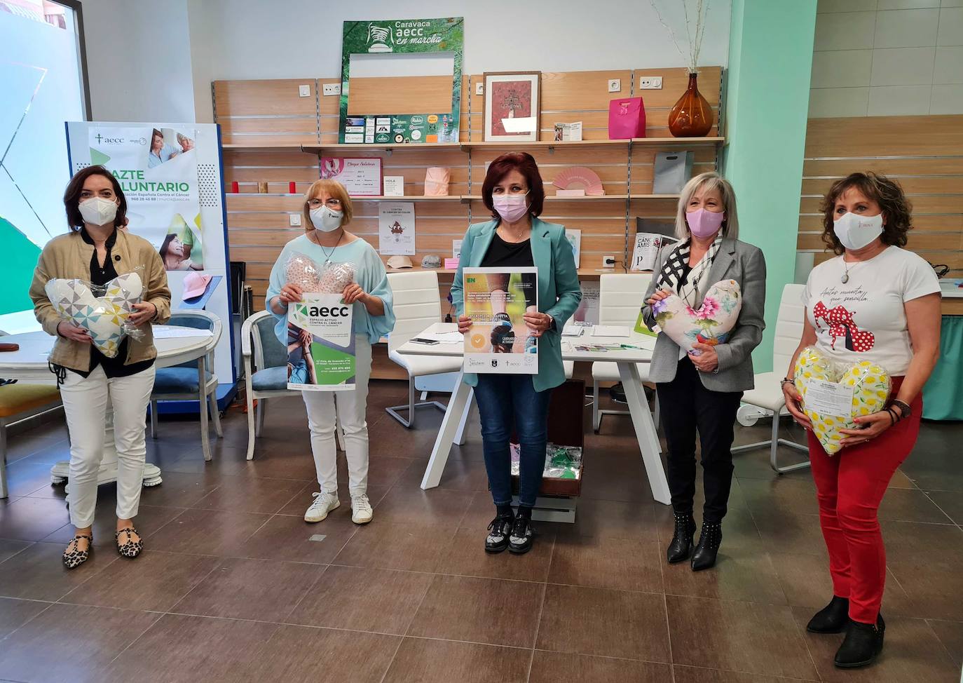 La delegación en Caravaca de la Asociación Española contra el Cáncer inicia las 'Rutas Saludables'