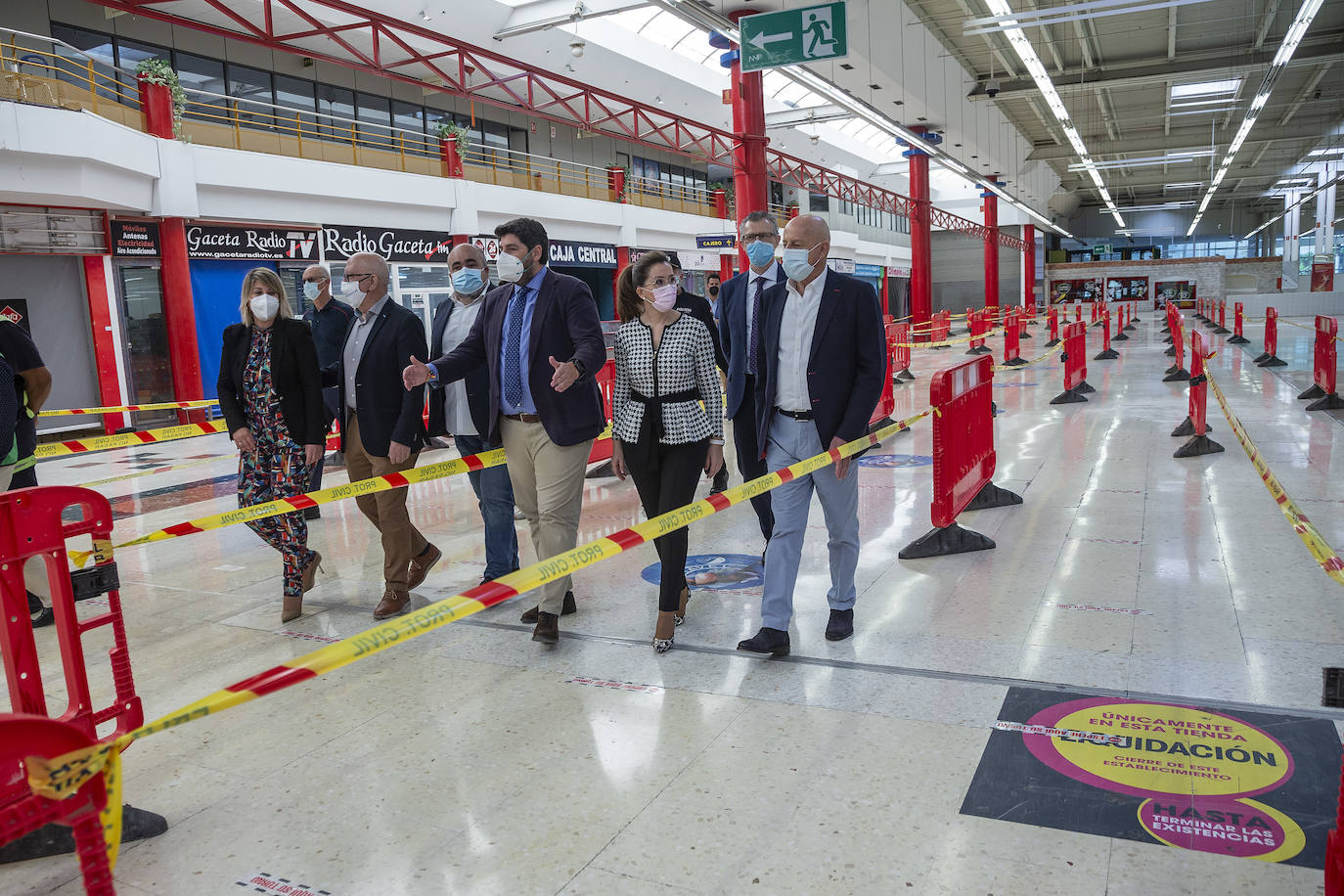 Cartagena prepara el centro comercial Rambla para triplicar el número de vacunaciones al día