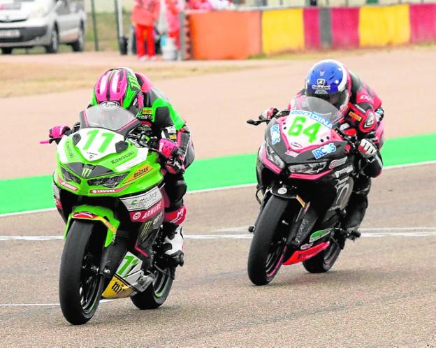 Ana Carrasco acaba quinta en la segunda carrera en Aragón