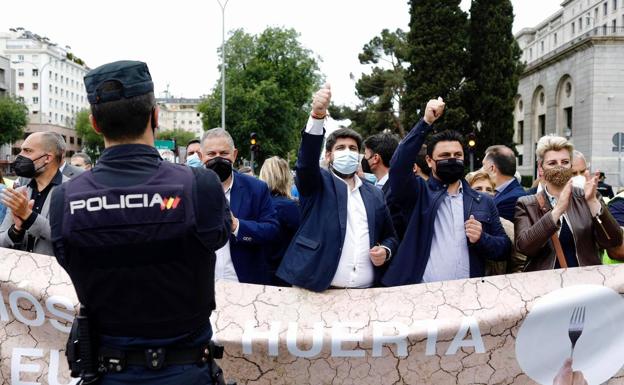 Las principales reacciones a la protesta en Madrid en defensa del Tajo-Segura