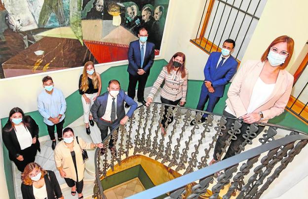 Franco recibe a los alumnos becados del programa Golondrina