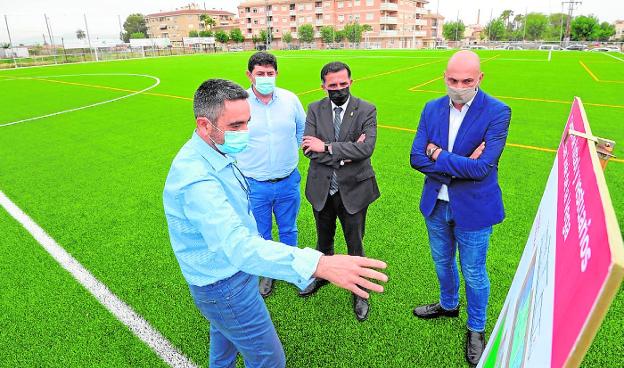San José de la Vega estrena campo de fútbol de césped