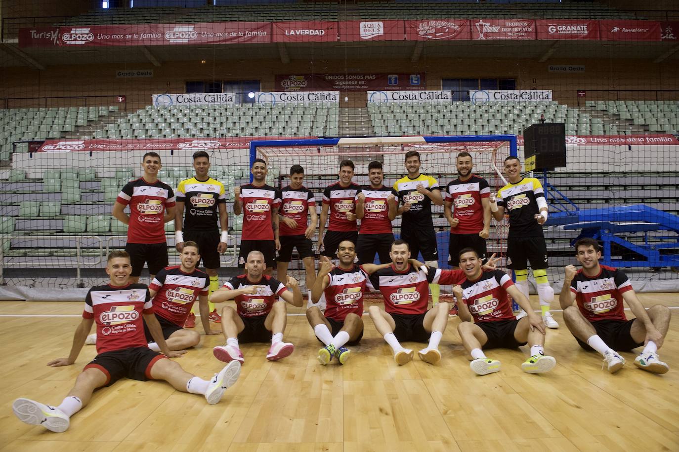 Entrenamiento de ElPozo en el Palacio de Deportes