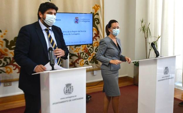 La Comunidad promete hacer el Acceso Oeste de Cartagena e invertir 3 millones en La Manga