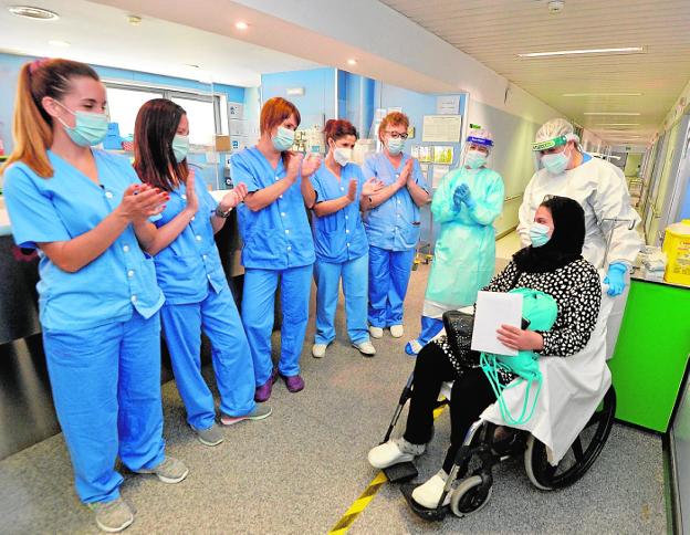 Las áreas destinadas a la Covid en los hospitales siguen vaciándose