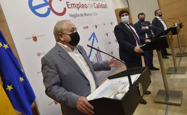 El nuevo pacto por el empleo destina 76,5 millones a frenar la precariedad en la Región