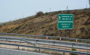 Señalización fronteriza a la altura de Cieza./C. C.