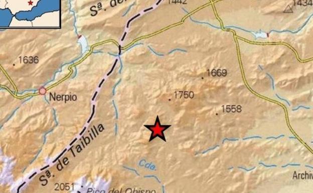 Tres seísmos se dejan sentir en Moratalla durante la madrugada de este jueves