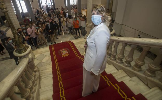 Noelia Arroyo toma la alcaldía de Cartagena para liderar un gobierno «sin siglas», de «diálogo» y de «continuidad»