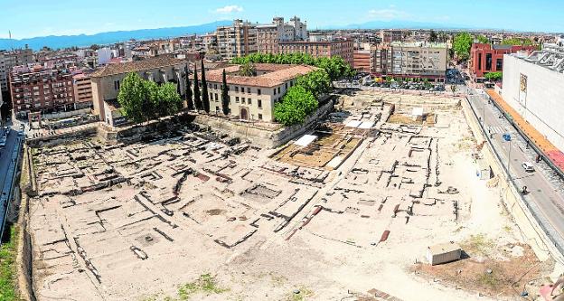 Las excavaciones en Murcia se retomarán en la base de los pilares del nuevo jardín de San Esteban