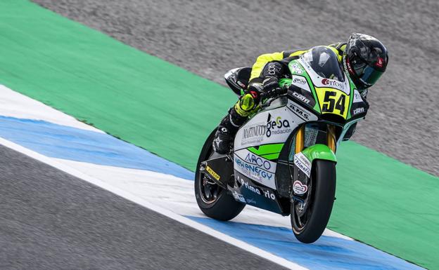 Fermín Aldeguer consigue otro doblete en el Europeo de Moto2