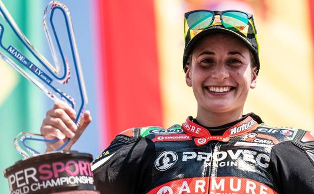 Ana Carrasco resurge en Misano con una victoria para la historia