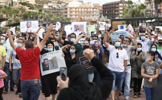 La viuda del magrebí asesinado en Mazarrón: «A mi marido lo mató un racista»