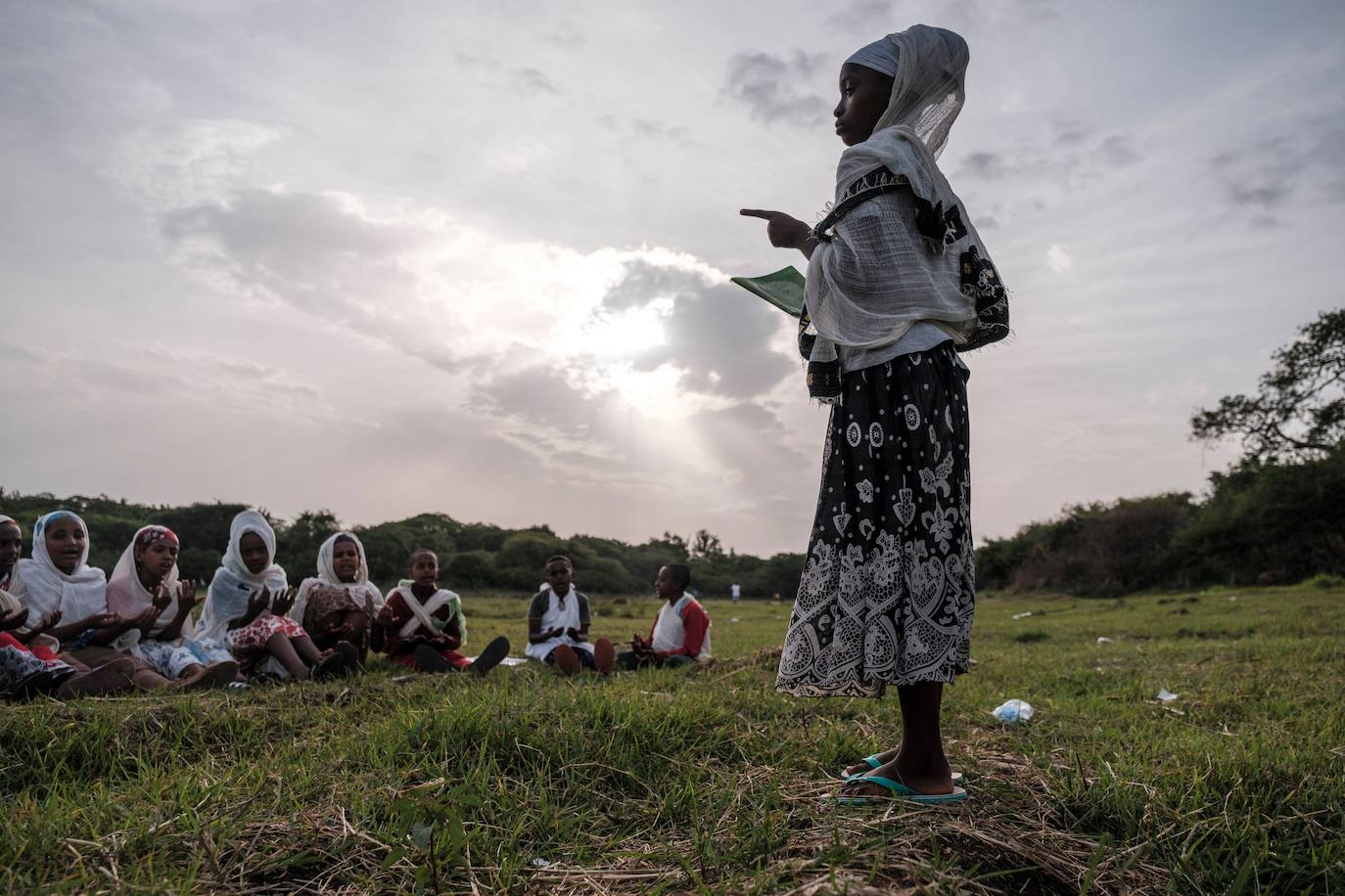 Celebración religiosa en Etiopía