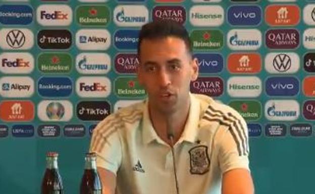 Busquets: «Si discutimos a Luis Enrique, con todo lo que ha hecho, estamos equivocados»