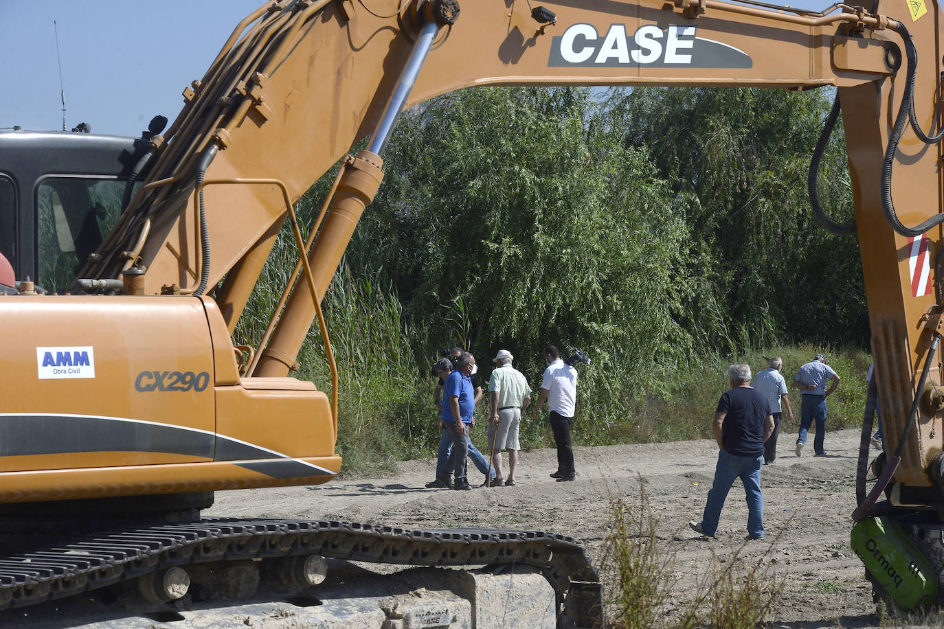 Paralizan de forma urgente los trabajos en la acequia Pitarque en Murcia