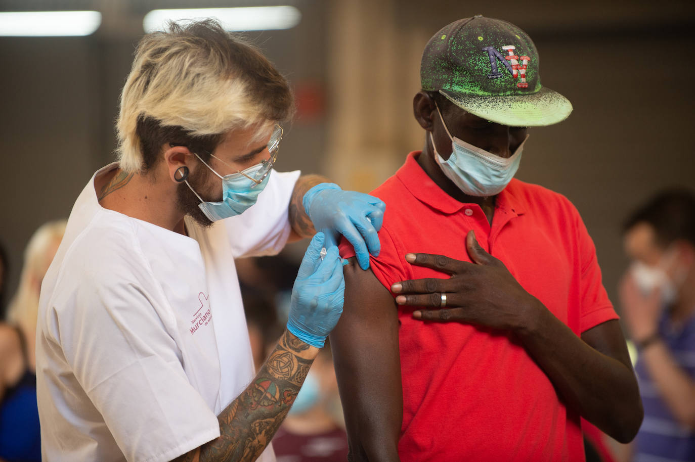 Los Erasmus se vacunan este martes en el Enrique Roca