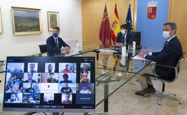 Miras transmite «ánimo y buena suerte» a los deportistas que competirán en los Juegos de Tokio