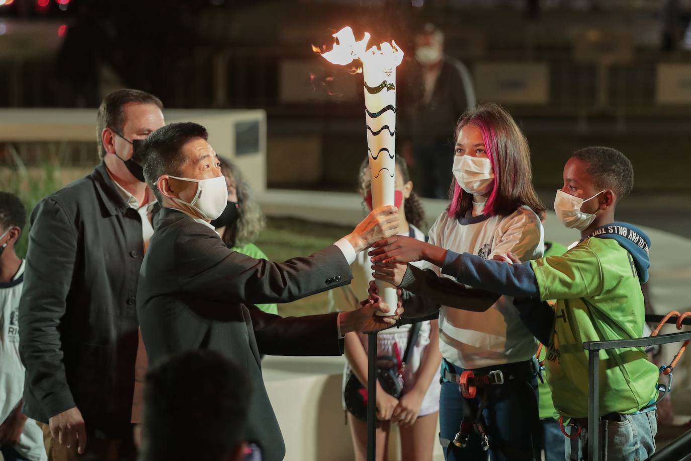 La otra pira olímpica