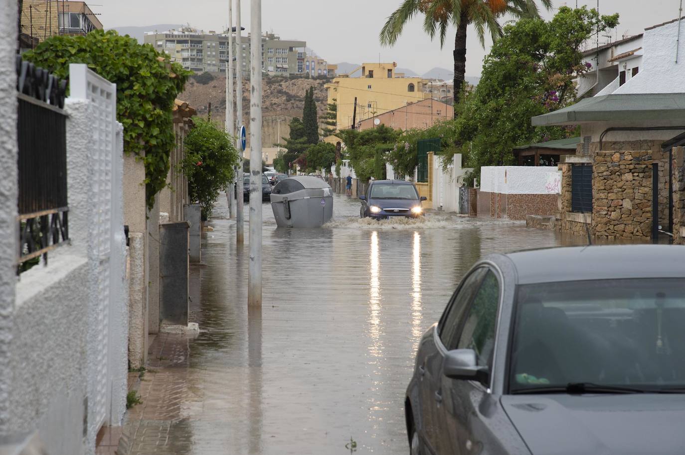 La tormenta provoca varios incidentes en la Región de Murcia