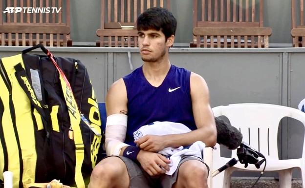 Un apagado Alcaraz cae frente a Erler en su debut en Kitzbühel