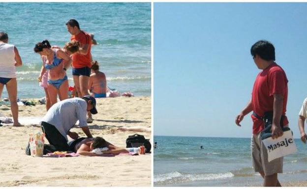 La advertencia de la Guardia Civil sobre los masajistas ambulantes de las playas