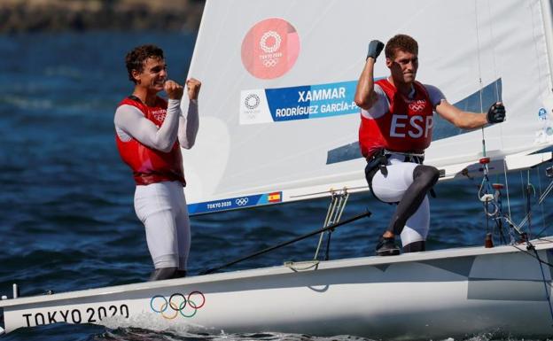 Jordi Xammar y Nico Rodríguez, medalla de bronce en 470