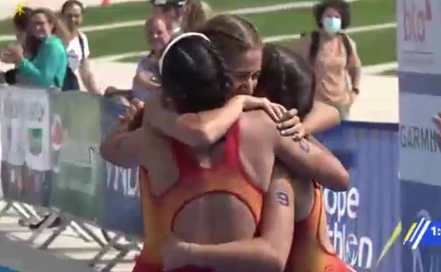 La joven murciana Paula Sánchez, bronce en la Copa de Europa Júnior de Triatlón